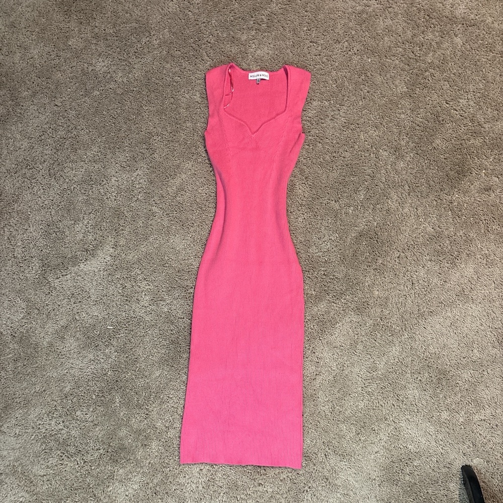 Pink Sleeveless Dress